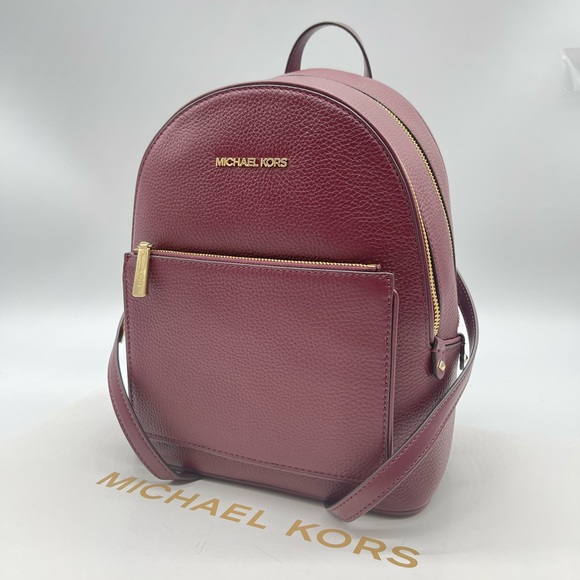 Michael Kors Handbags - Michael Kors Adina Medium Backpack Merlot